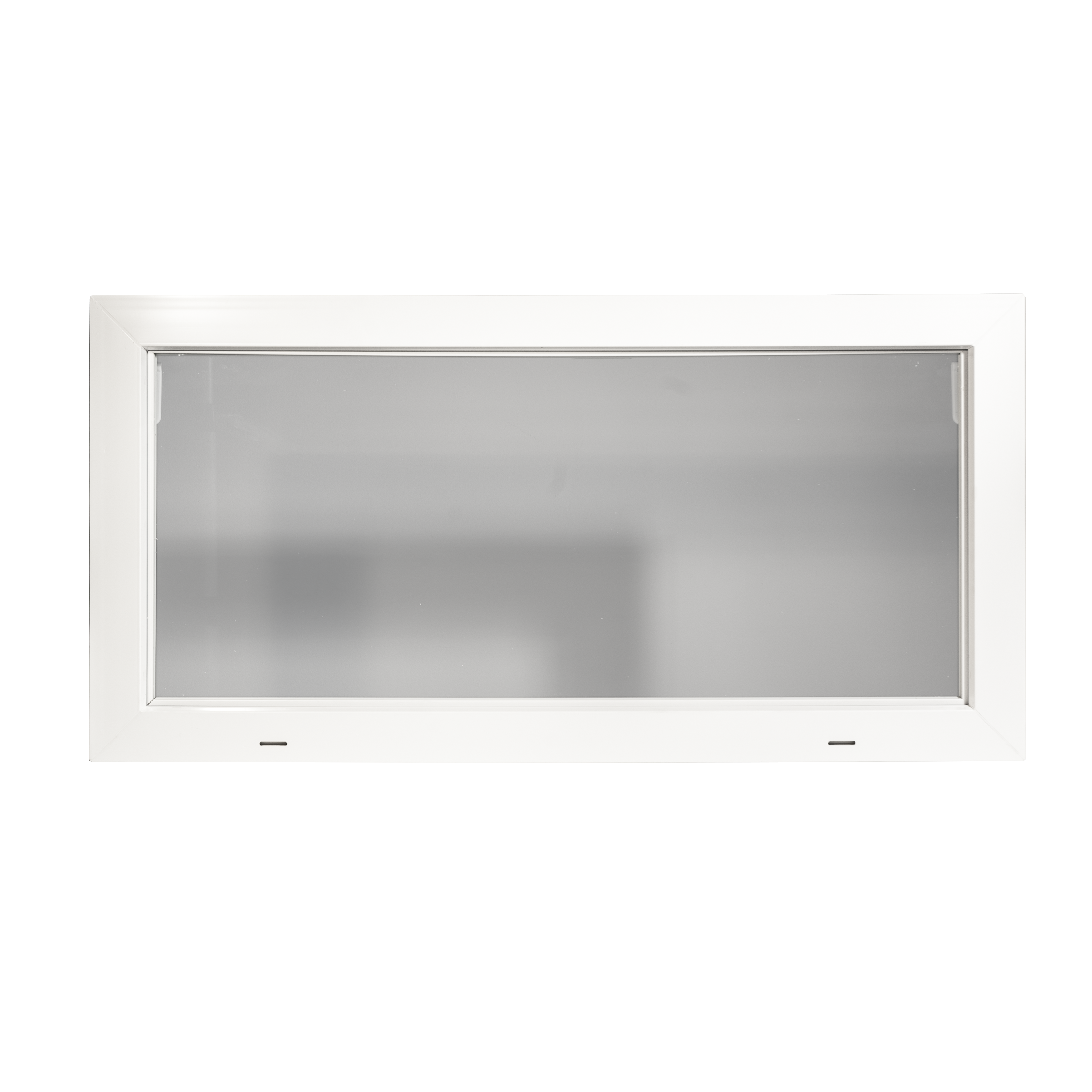 Okno PCV szyba pojedyńcza gospodarcze białe 1000x500 mm uchylne do wewnątrz ACO KIPP