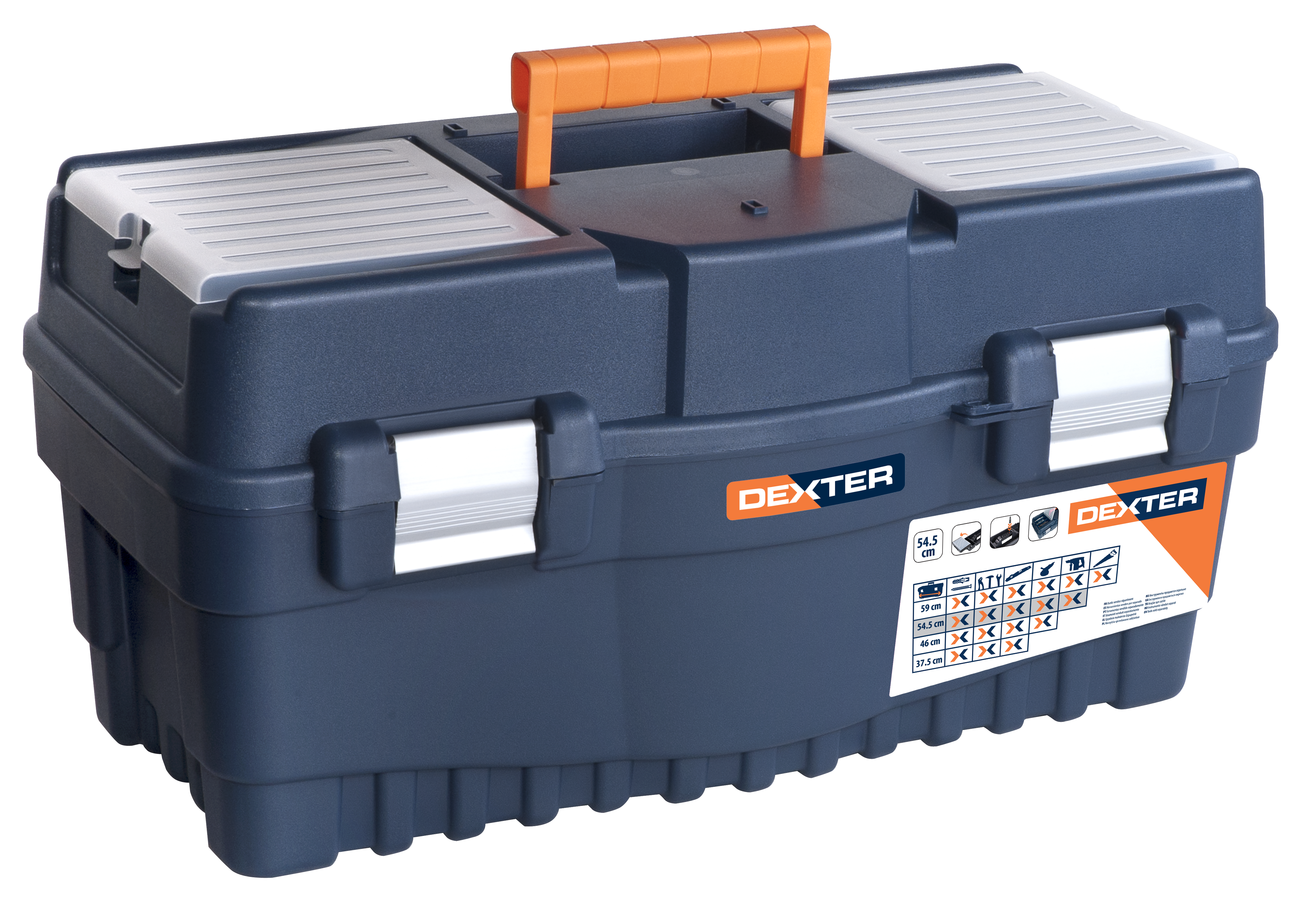 Caja de herramientas dexter con capacidad de 32 litros