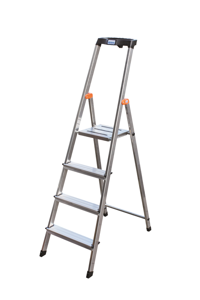 Drabina aluminiowa 4 stopnie 1-stronna Safety Krause