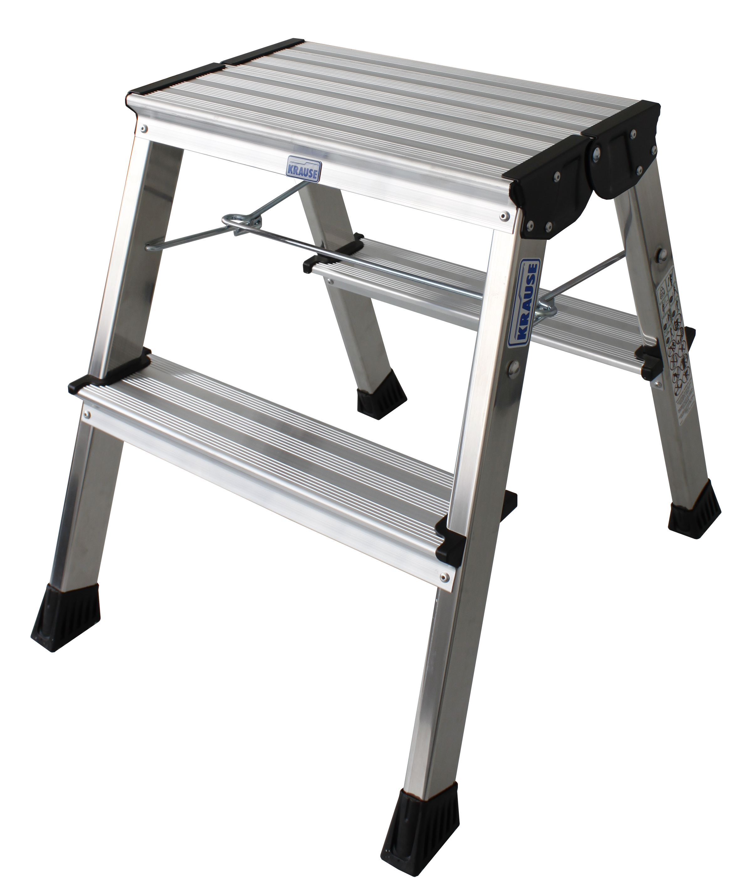 Drabina aluminiowa 2 stopnie 2-stronna Rolly Krause