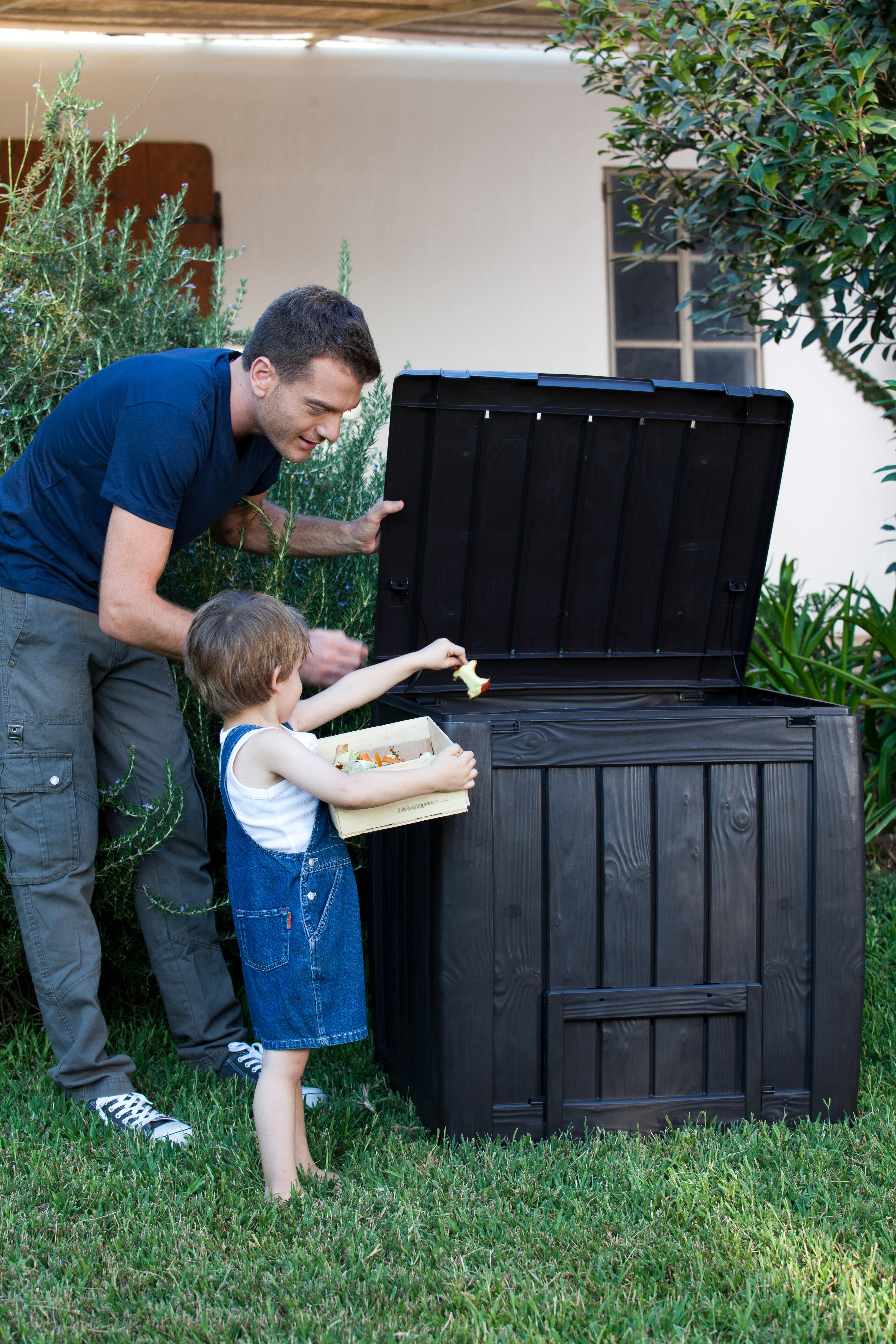 Compostador para exterior KETTER de polipropileno de 340 litros - 2