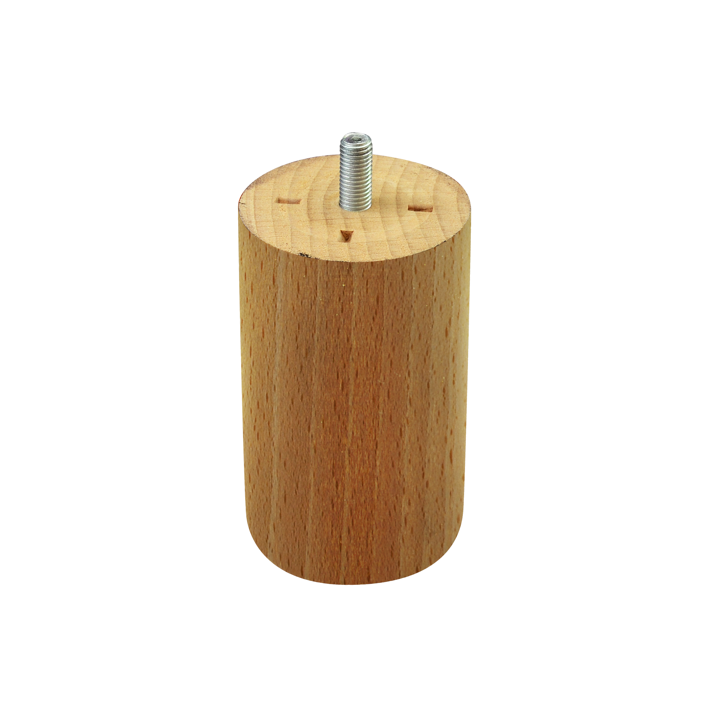 Noga meblowa drewniana 100 x 55 mm buk