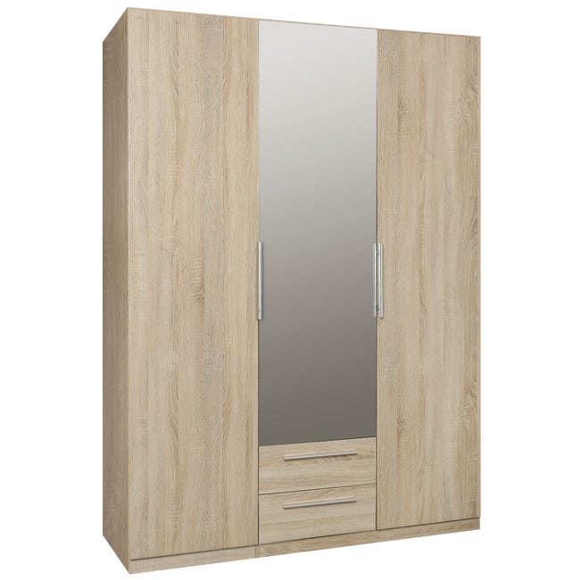 Szafa ubraniowa cadixo trzydrzwiowa 150 6 x 58 9 x 212 9 cm forte 44804046