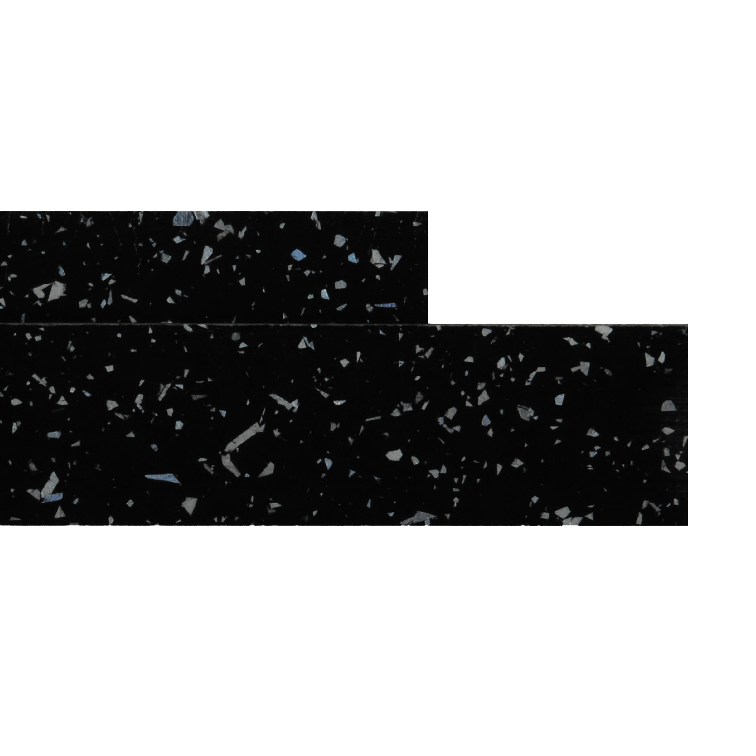 Obrzeże do blatu 28 mm black galaxy 033S 2 szt. Biuro Styl