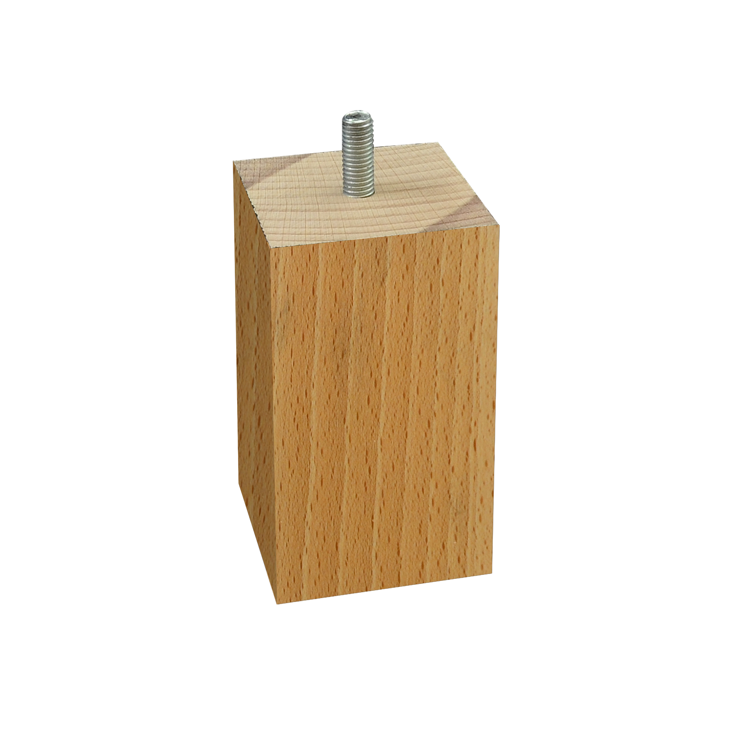 Noga meblowa drewniana 55 x 55 mm buk