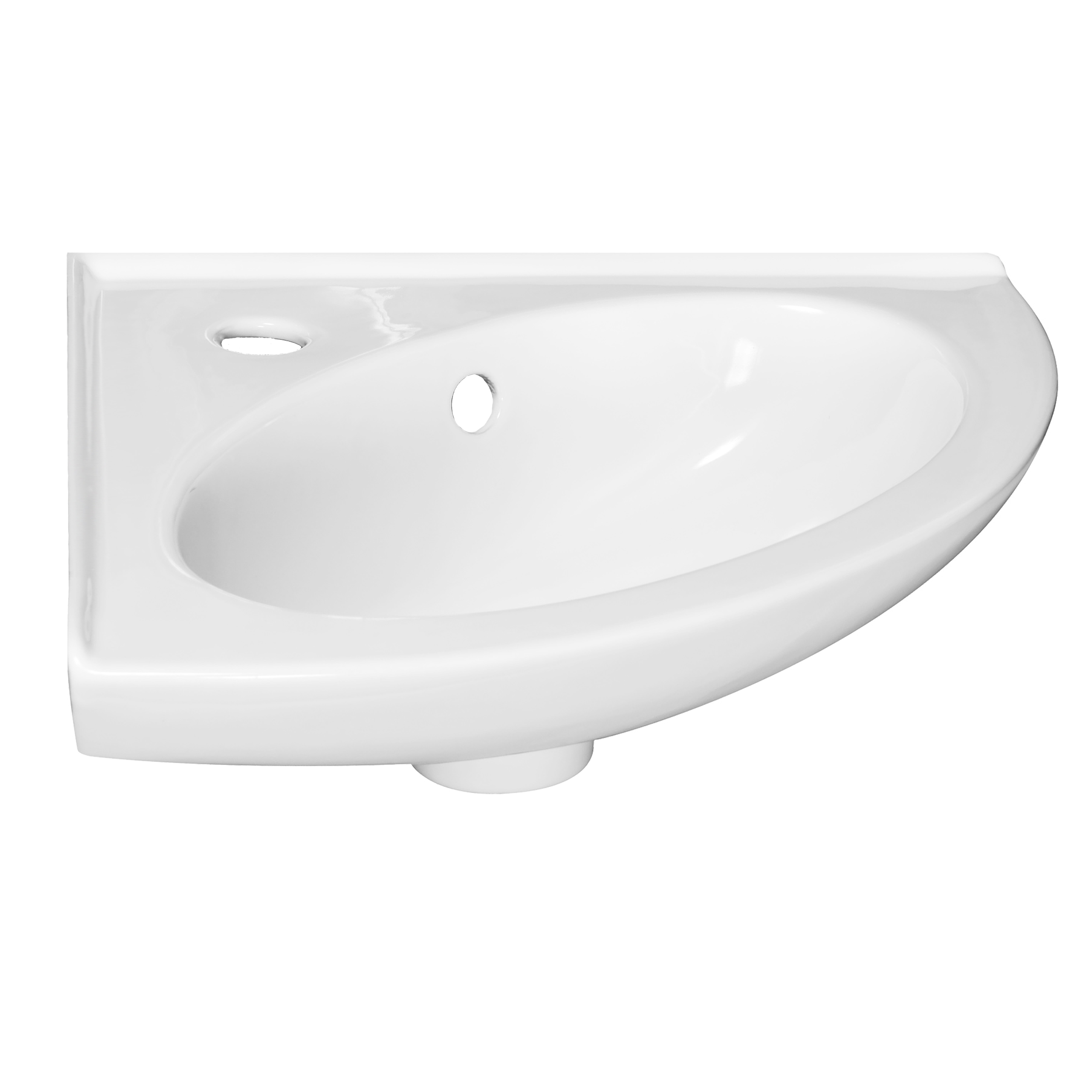 Umywalka ceramiczna narożna Elf 55 x 42 Kerra