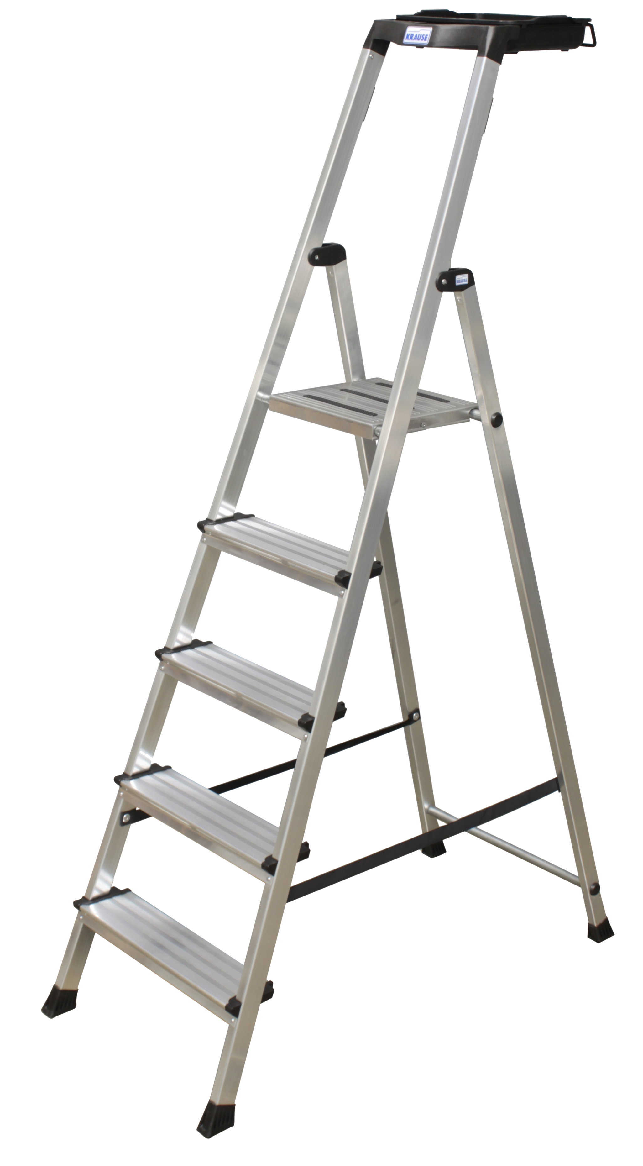 Drabina aluminiowa 5 stopni 1-stronna Secury Multigrip Krause
