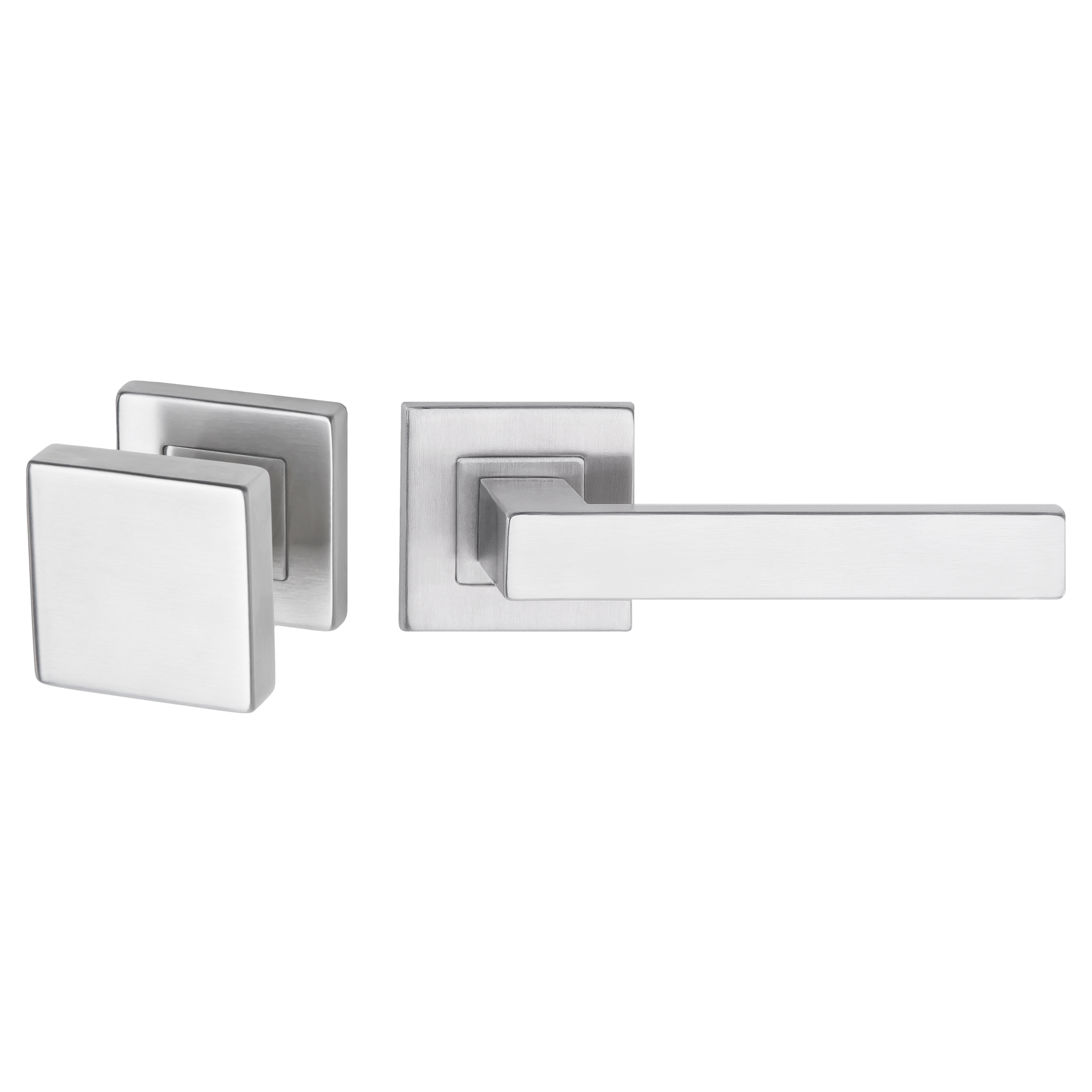 Gałko-klamka ruchoma Topaz Prawa Inox Stal nierdzewna