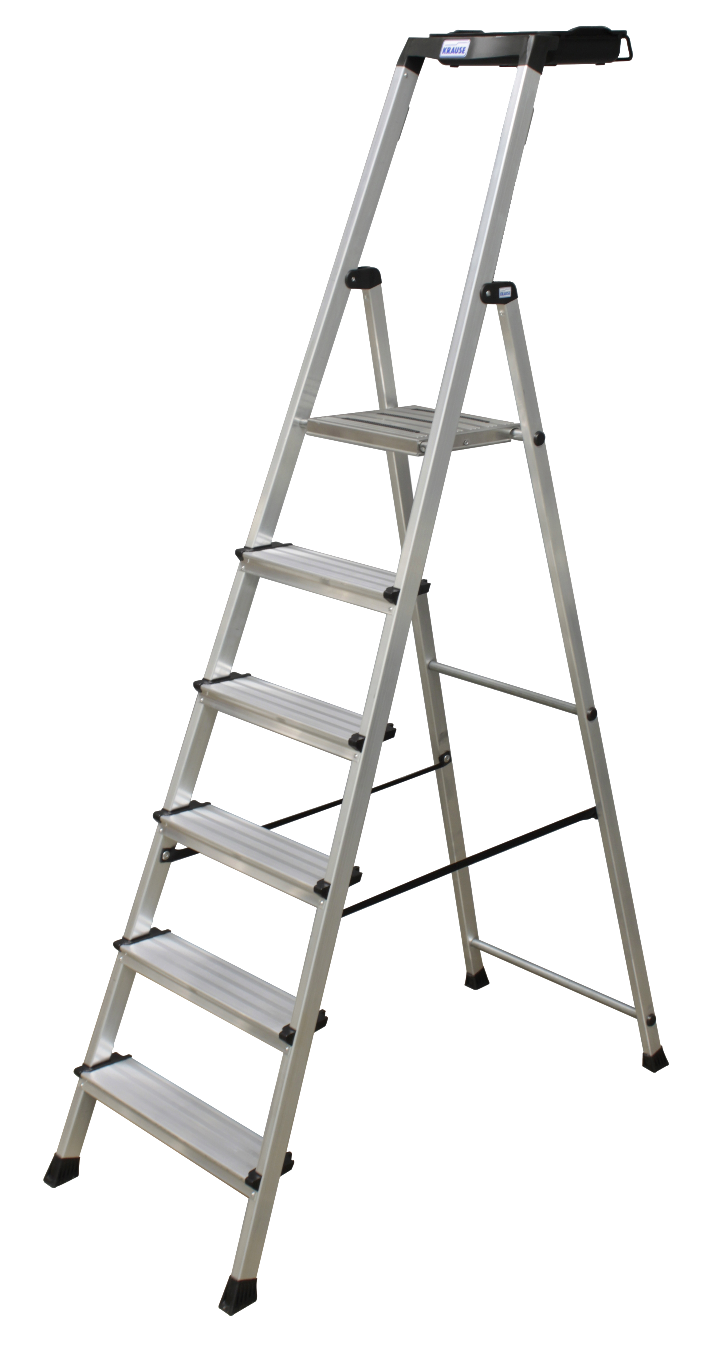 Drabina aluminiowa 6 stopni 1-stronna Secury Multigrip Krause