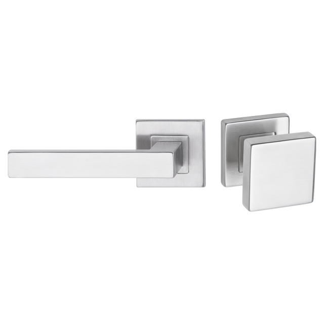 Gałko-klamka ruchoma Topaz Lewa Inox Stal nierdzewna
