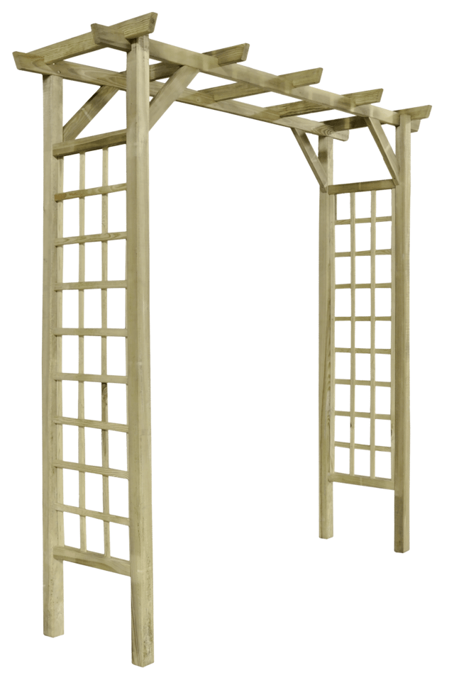 Pergola ogrodowa 210x72x214 cm drewniana Stelmet