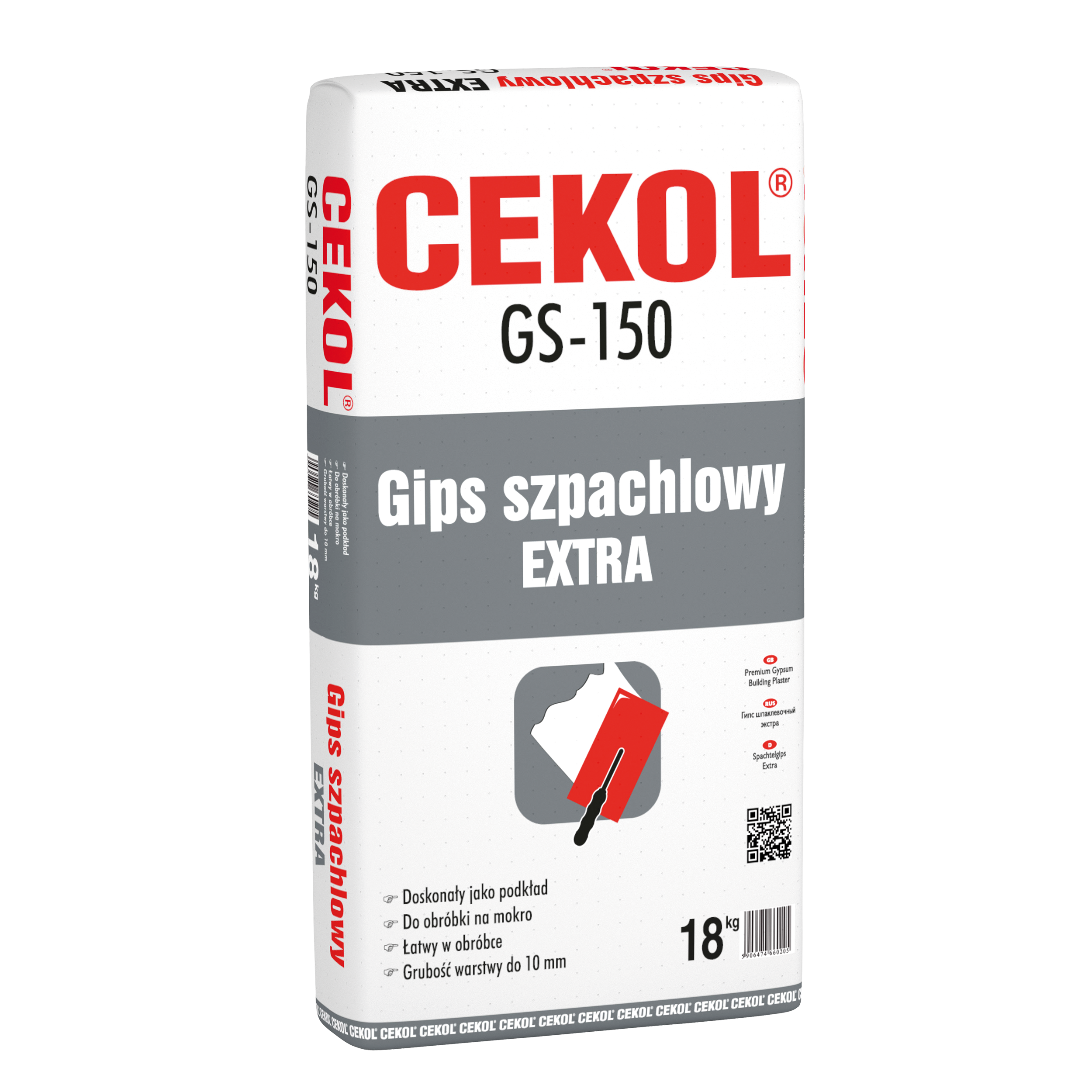 Gips szpachlowy GS-150 Cekol