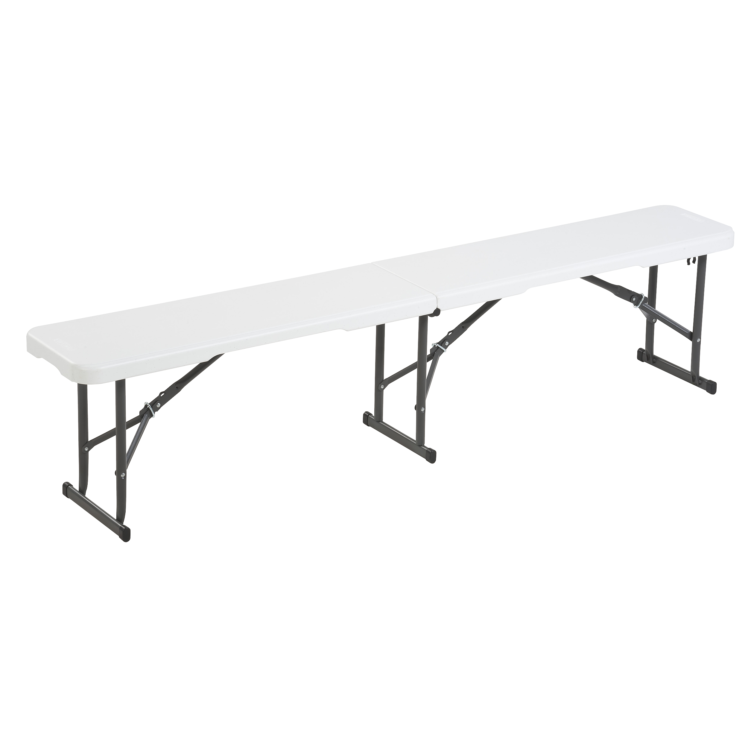 Banco de exterior plegable lifetime catering de resina blanco 183 cm