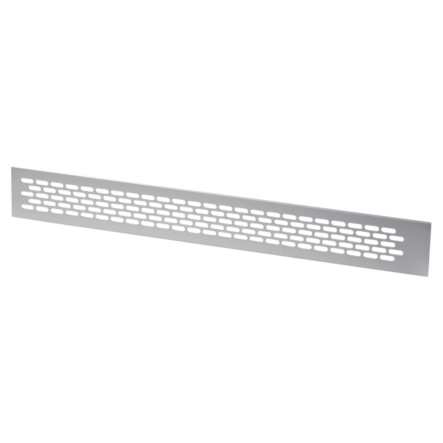 Kratka wentylacyjna do mebli 480 x 60 mm aluminiowa srebrna GTV