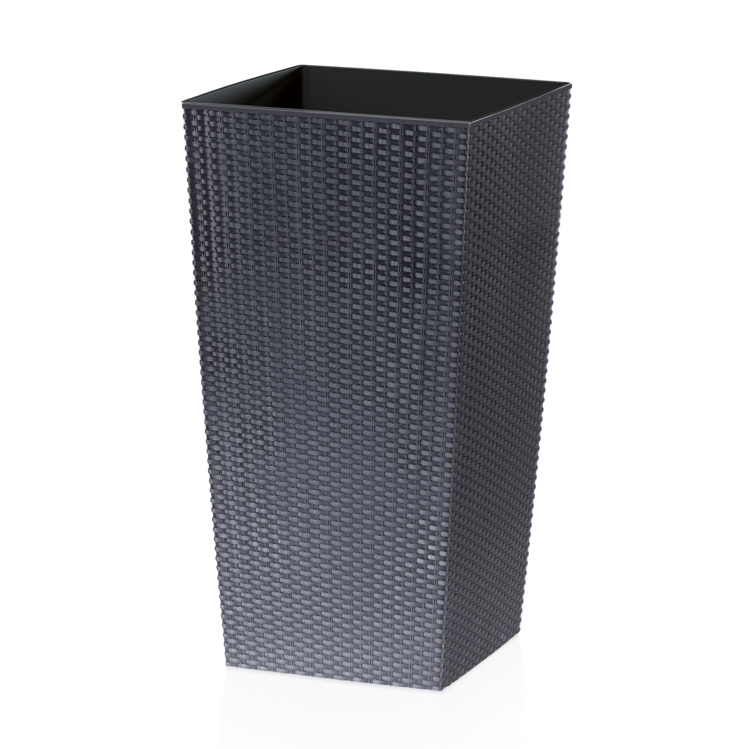 Doniczka Rato Square 26.5x26.5cm antracyt Prosperplast