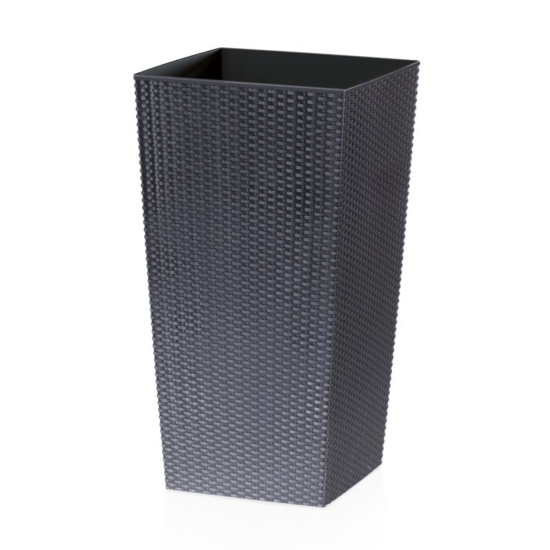 Doniczka Rato Square 26.5x26.5cm antracyt Prosperplast