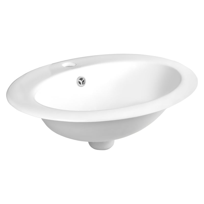 Umywalka ceramiczna wpuszczana w blat KR-132 50 x 44.5 Kerra