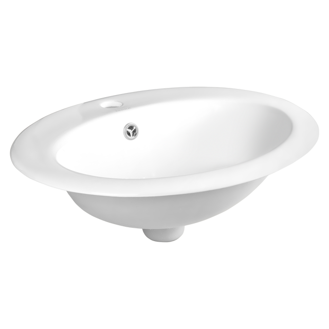 Umywalka ceramiczna wpuszczana w blat KR-132 50 x 44.5 Kerra