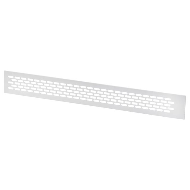 Kratka wentylacyjna do mebli 480 x 60 mm aluminiowa biała GTV