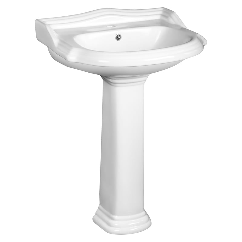 Umywalka ceramiczna z postumentem Retro/KR 12 58 x 48.5 Kerra