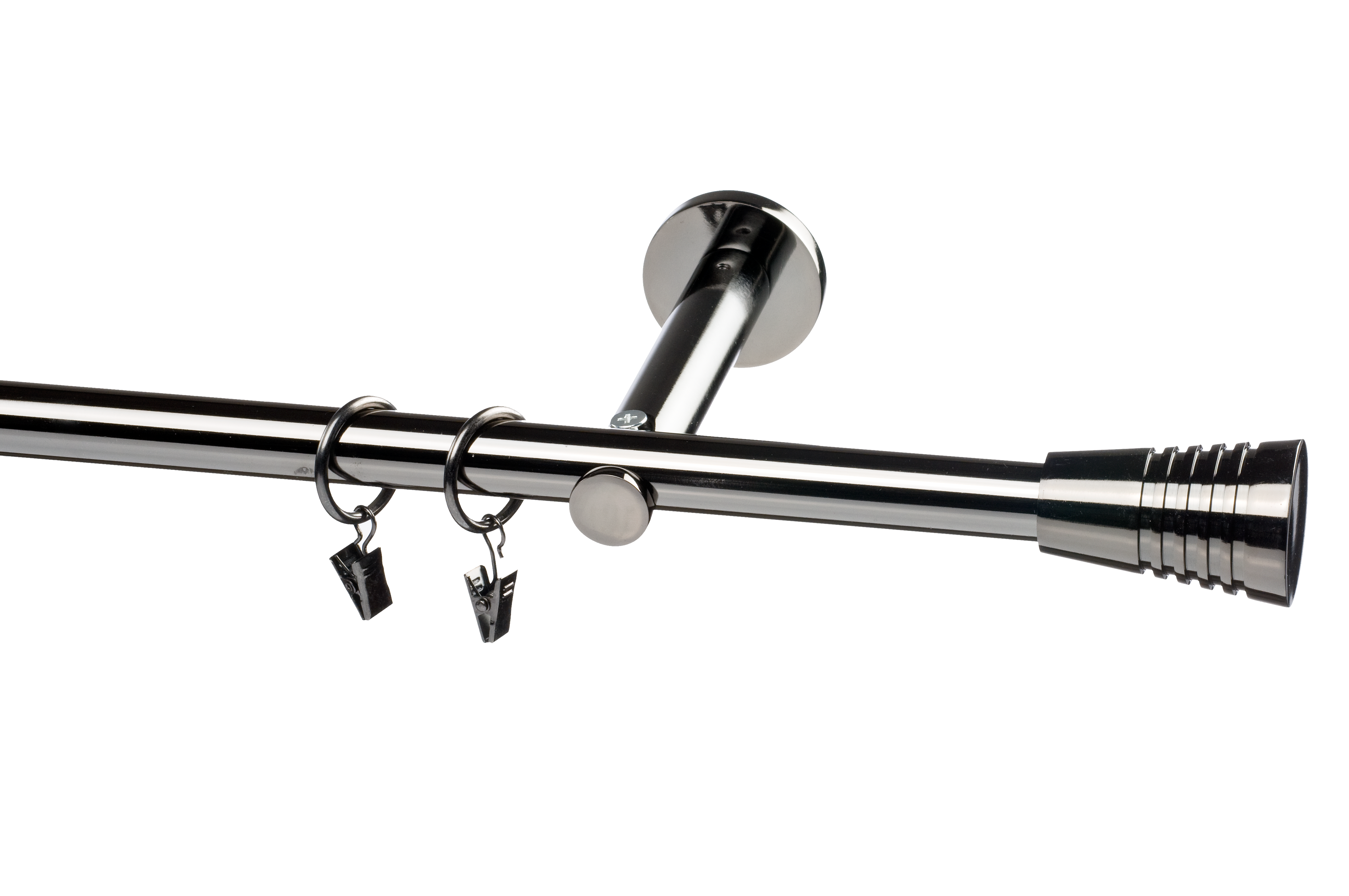 Karnisz Prado Inez 160 cm pojedynczy tytan 19 mm
