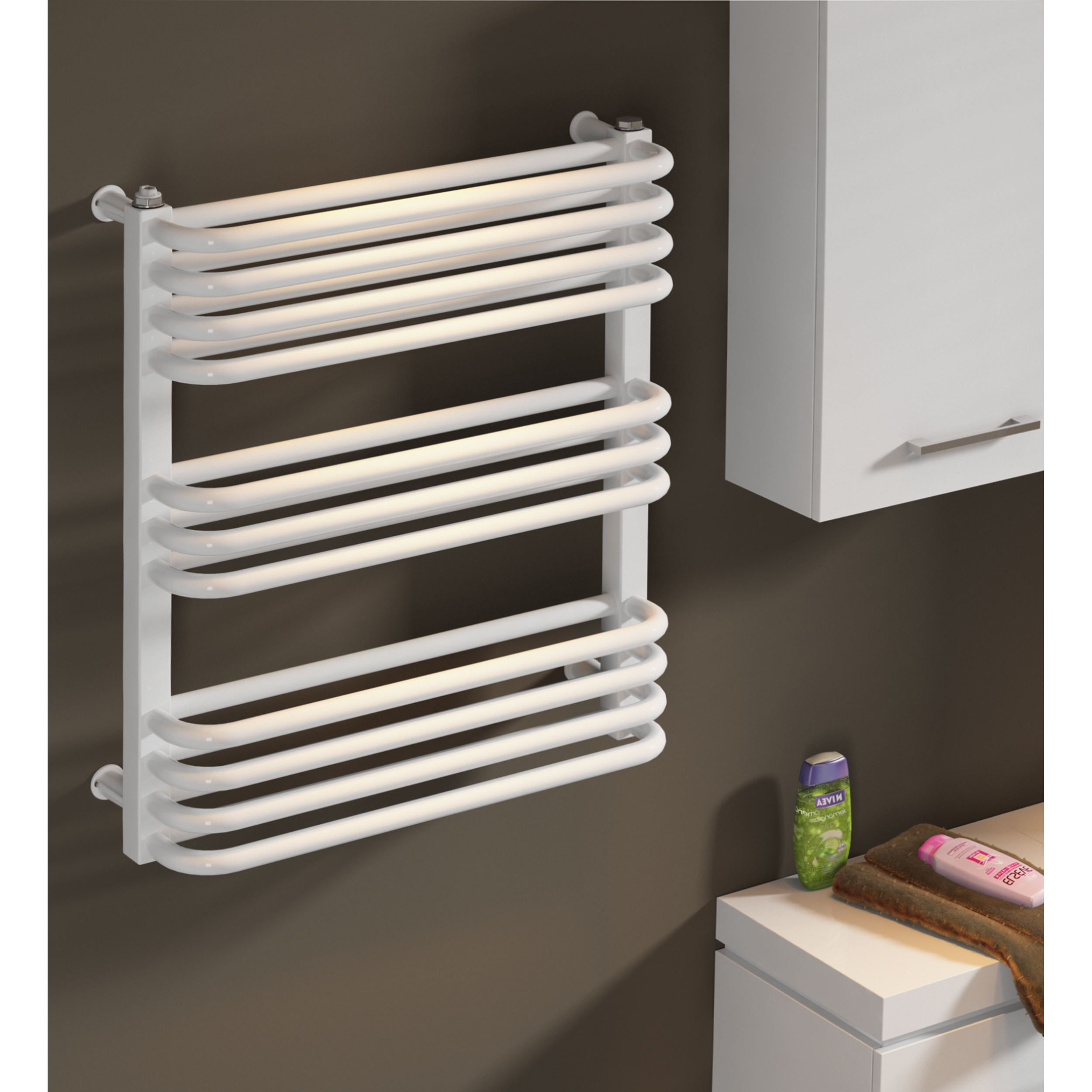 Grzejnik STRONG 60x53 cm Biały D 520W Roz 50/50cm 10 Bar EQUATION - 3