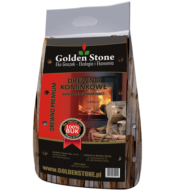 Drewno opałowe suszone komorowo Golden Stone