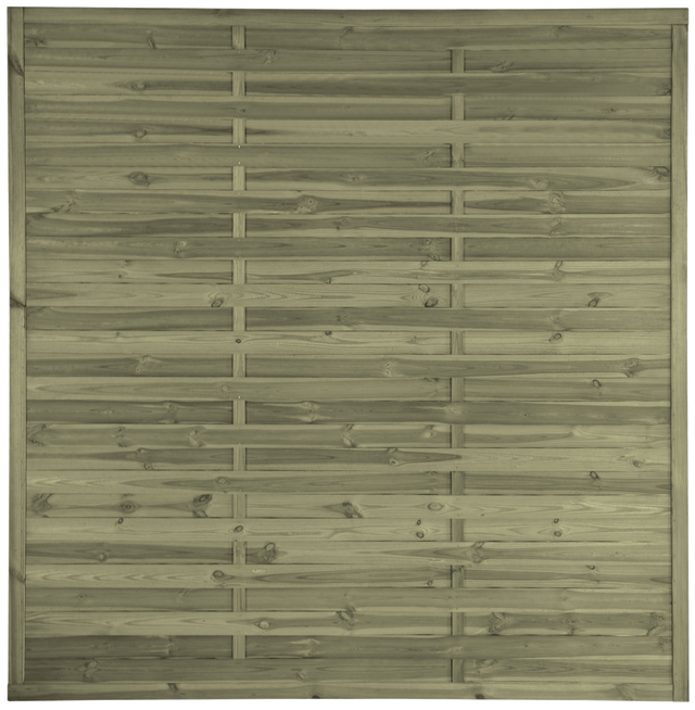 Płot lamelowy 180x180 cm drewniany Stelmet