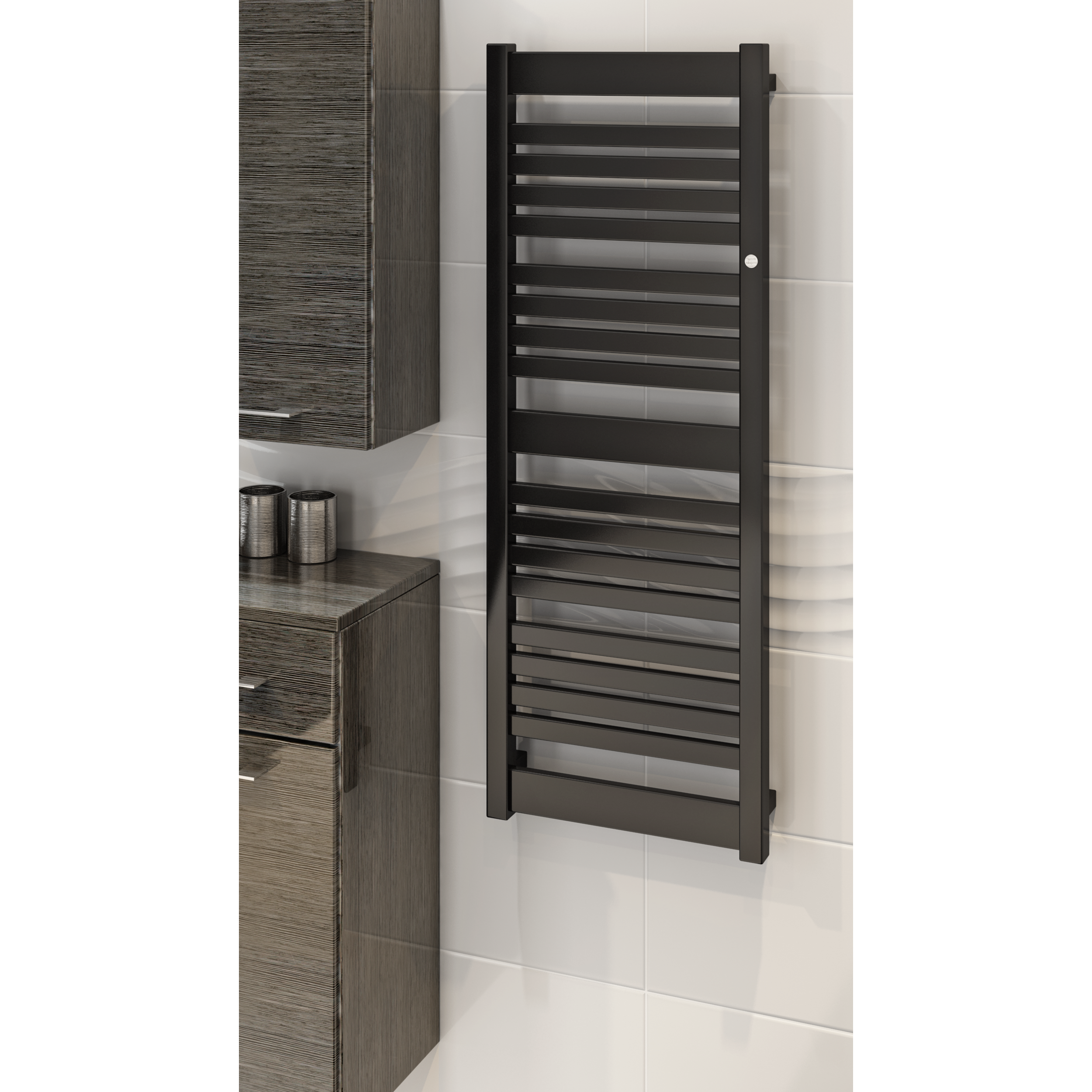 Grzejnik FRAME S 107.8x40 cm Czarny D 405W Roz 37cm 4 Bar INSTAL PROJEKT - 10