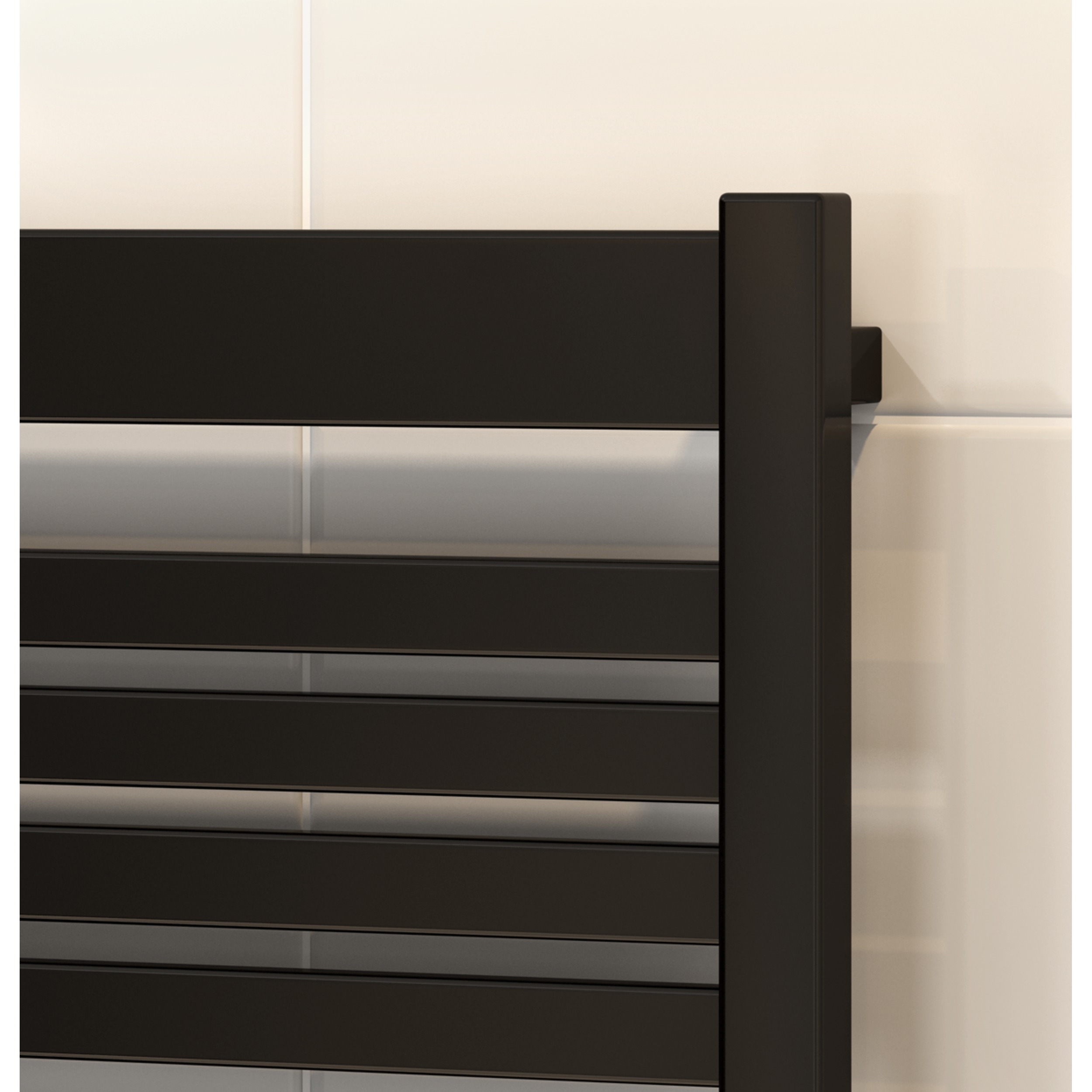Grzejnik FRAME S 107.8x40 cm Czarny D 405W Roz 37cm 4 Bar INSTAL PROJEKT - 11