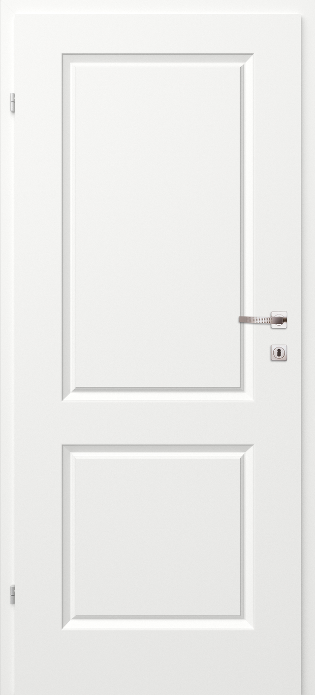 Drzwi wewnętrzne pełne Morano II Białe 80 Lewe Classen