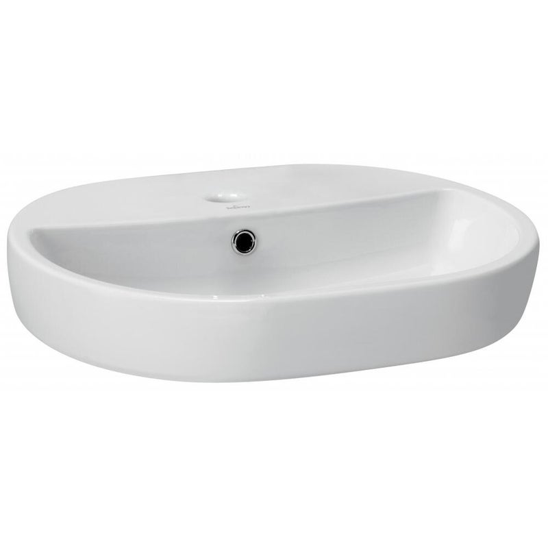 Umywalka ceramiczna nablatowa Caspia 60 x 42 Z/O Cersanit