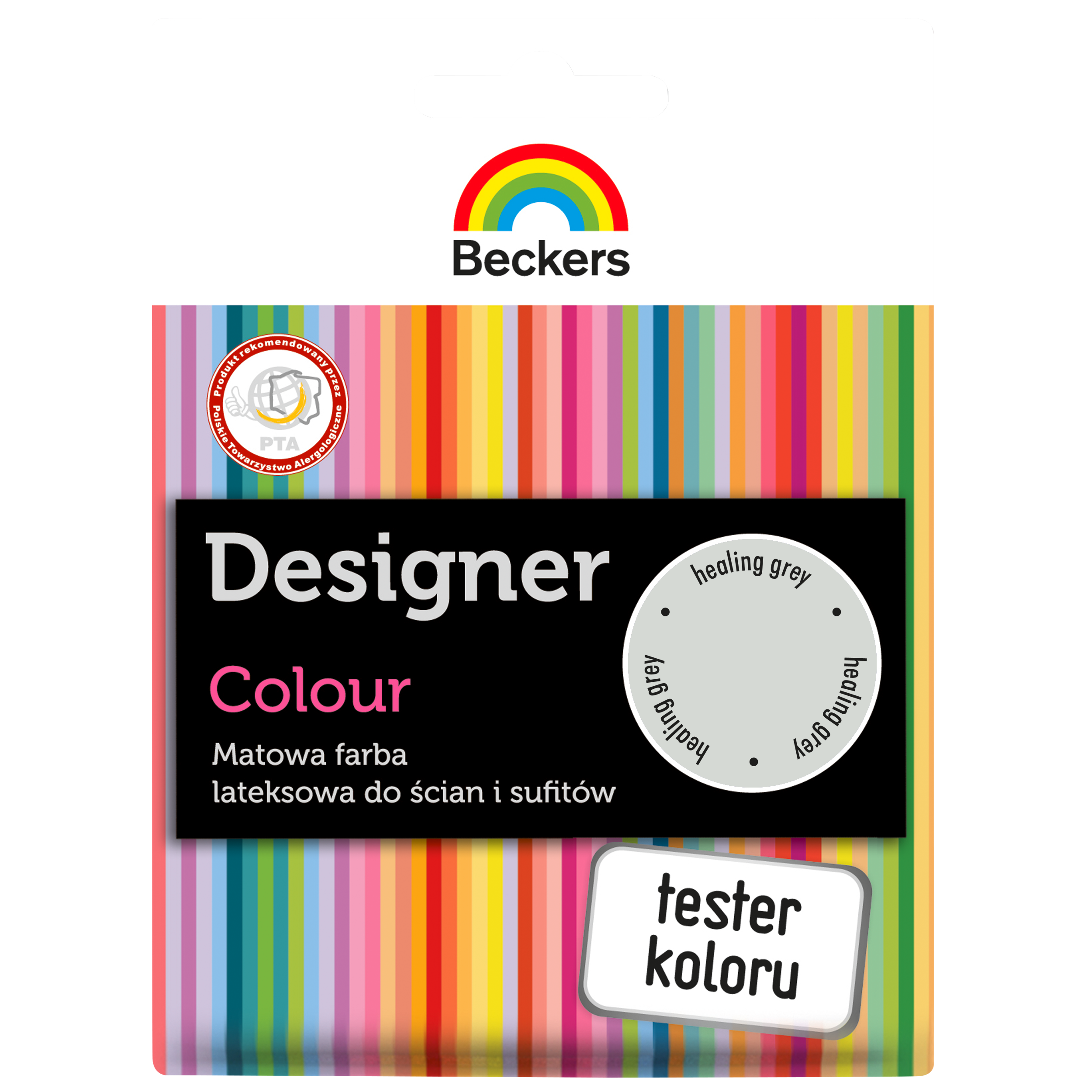 Tester farby Beckers Designer Colour Healing grey 50 ml - 3