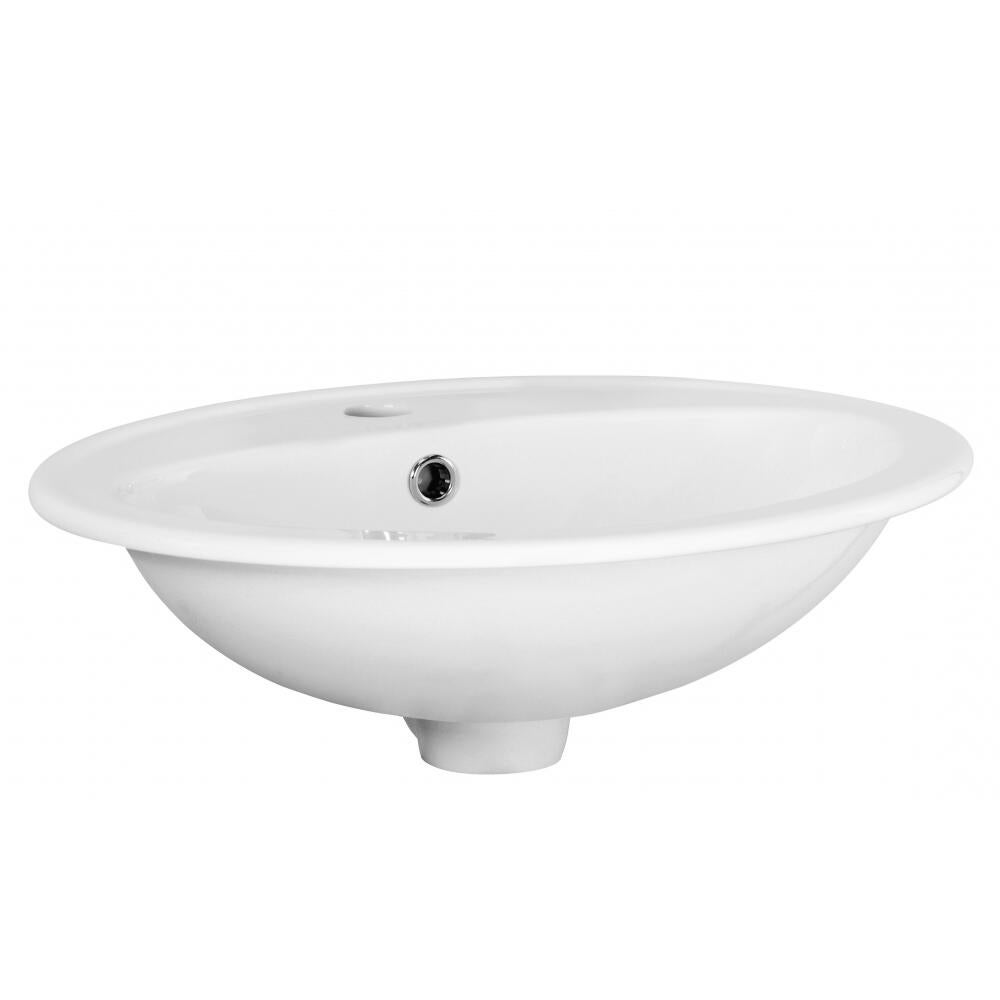 Umywalka ceramiczna wpuszczana w blat Calla 53.5 x 41 Z/O Cersanit