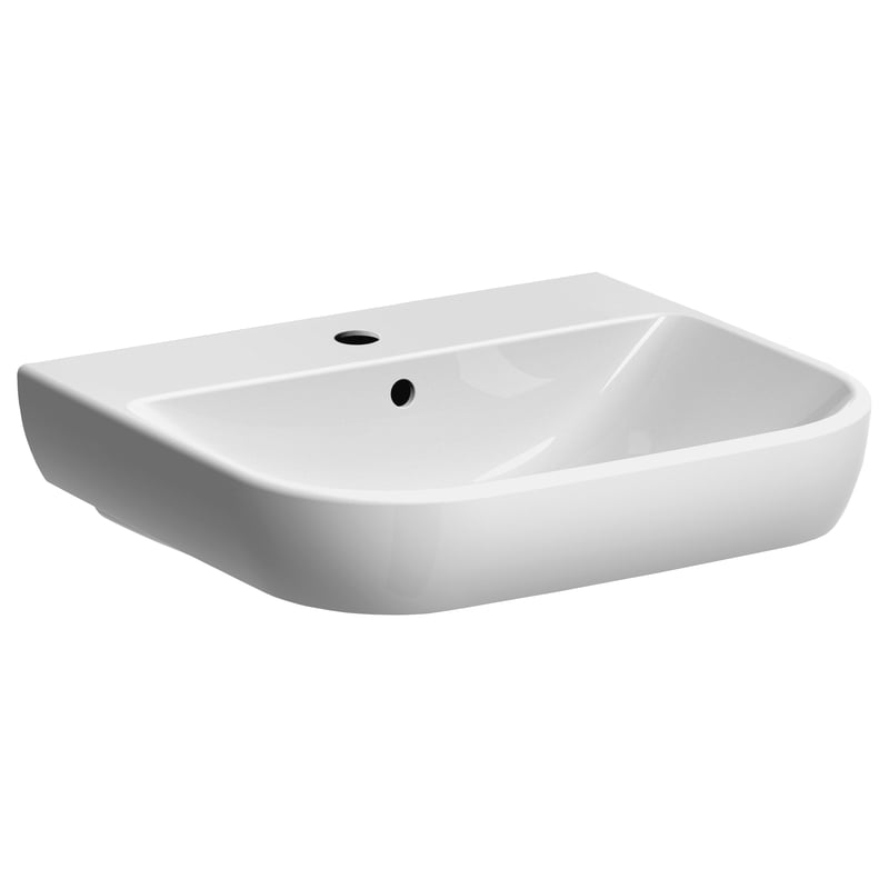 Umywalka ceramiczna Smyle 55 x 48 Z/O Geberit