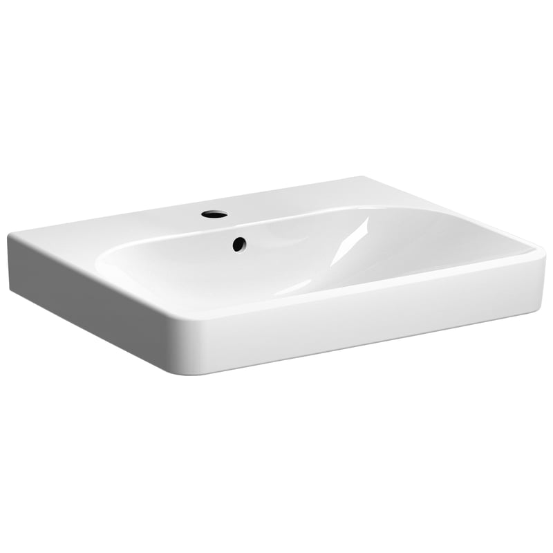 Umywalka ceramiczna Smyle Square 60 x 48 Z/O Geberit