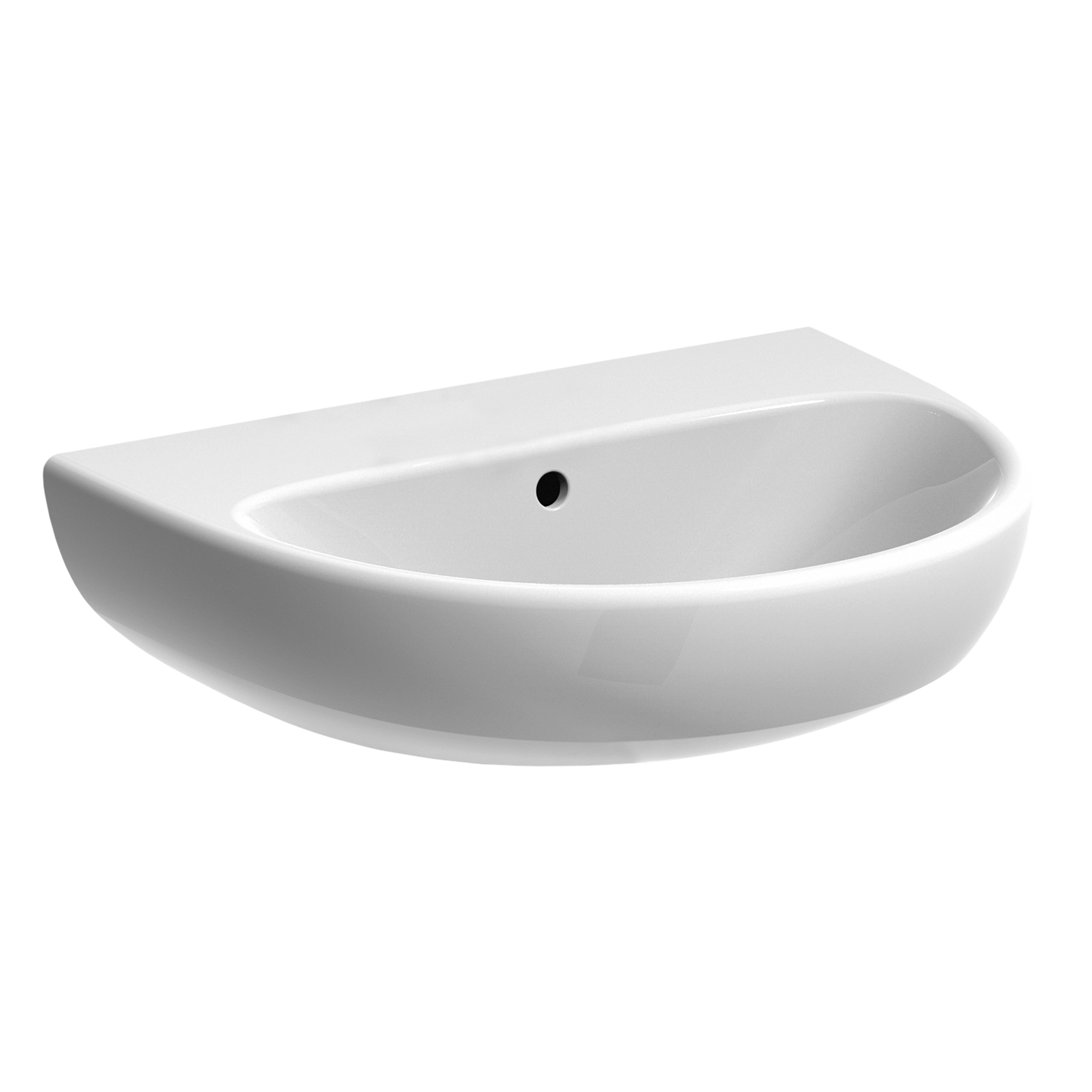 Umywalka ceramiczna Selnova 55 x 44 B/O Geberit