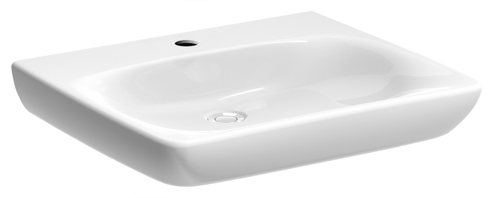 Umywalka ceramiczna Selnova Comfort 65 x 55 Z/O Geberit