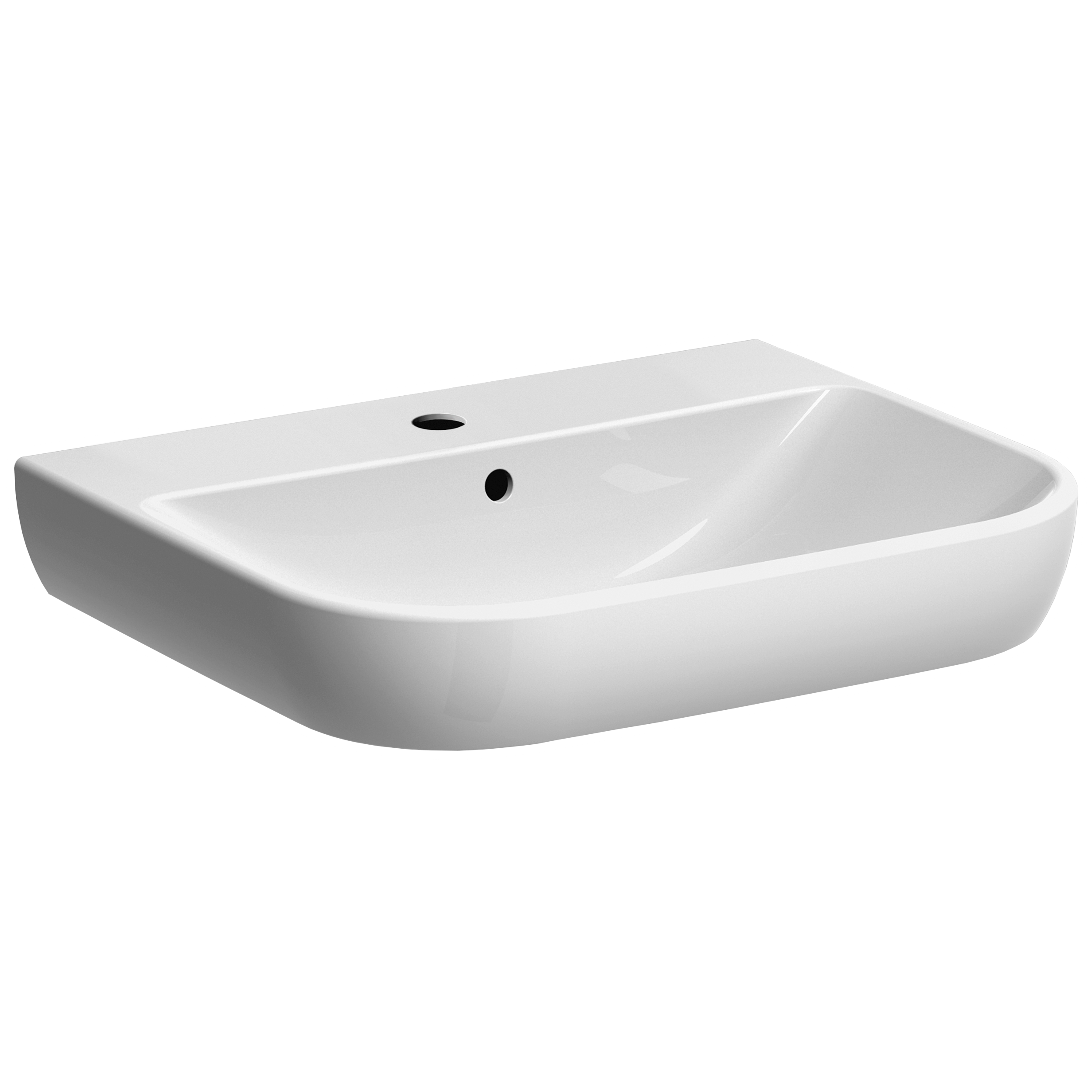 Umywalka ceramiczna Smyle 60 x 48 Z/O Geberit