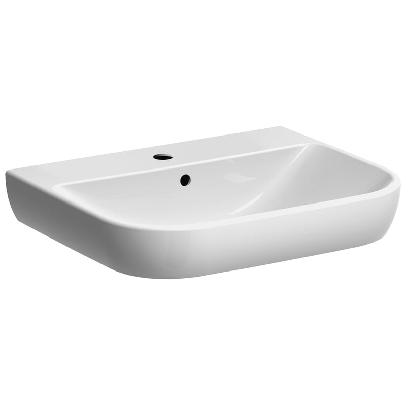 Umywalka ceramiczna Smyle 60 x 48 Z/O Geberit