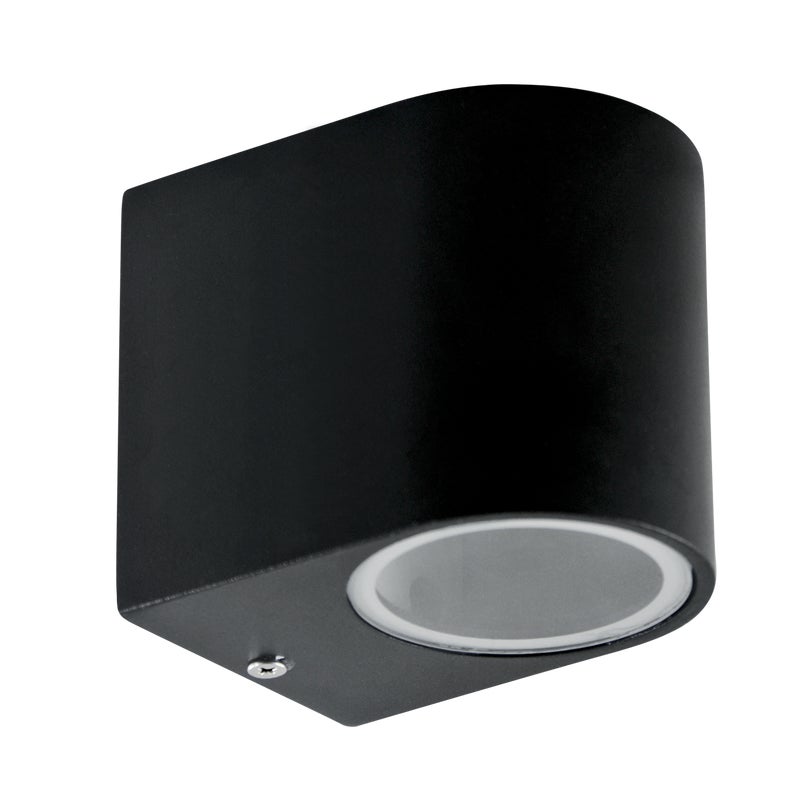 Kinkiet zewnętrzny Boston IP44 OKR czarny GU10 10W POLUX