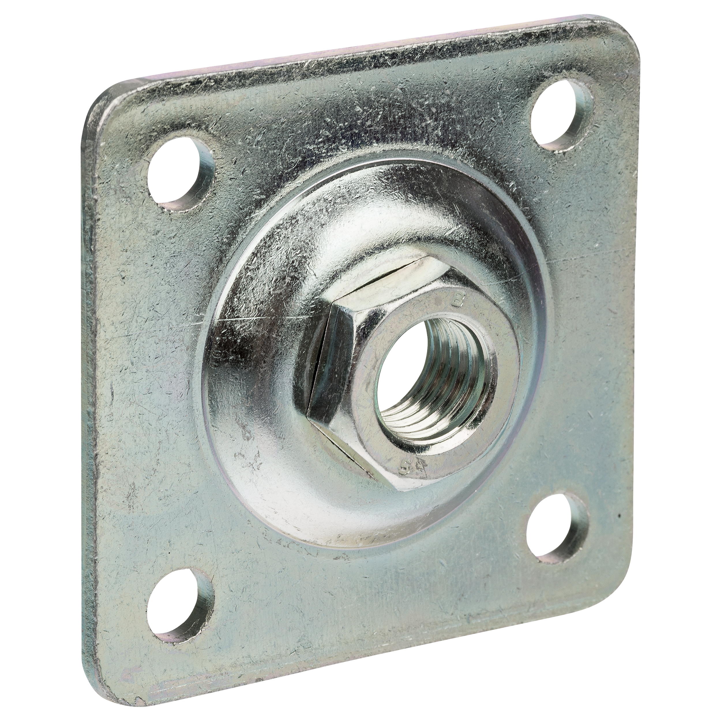 Blacha z nakrętką 80x80 mm do mocowania Polbram