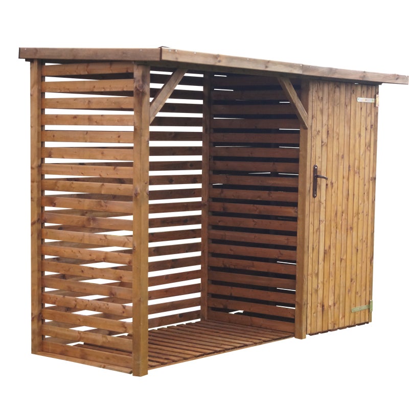 Drewutnia z szafą 265x120x194 cm Werth-Holz