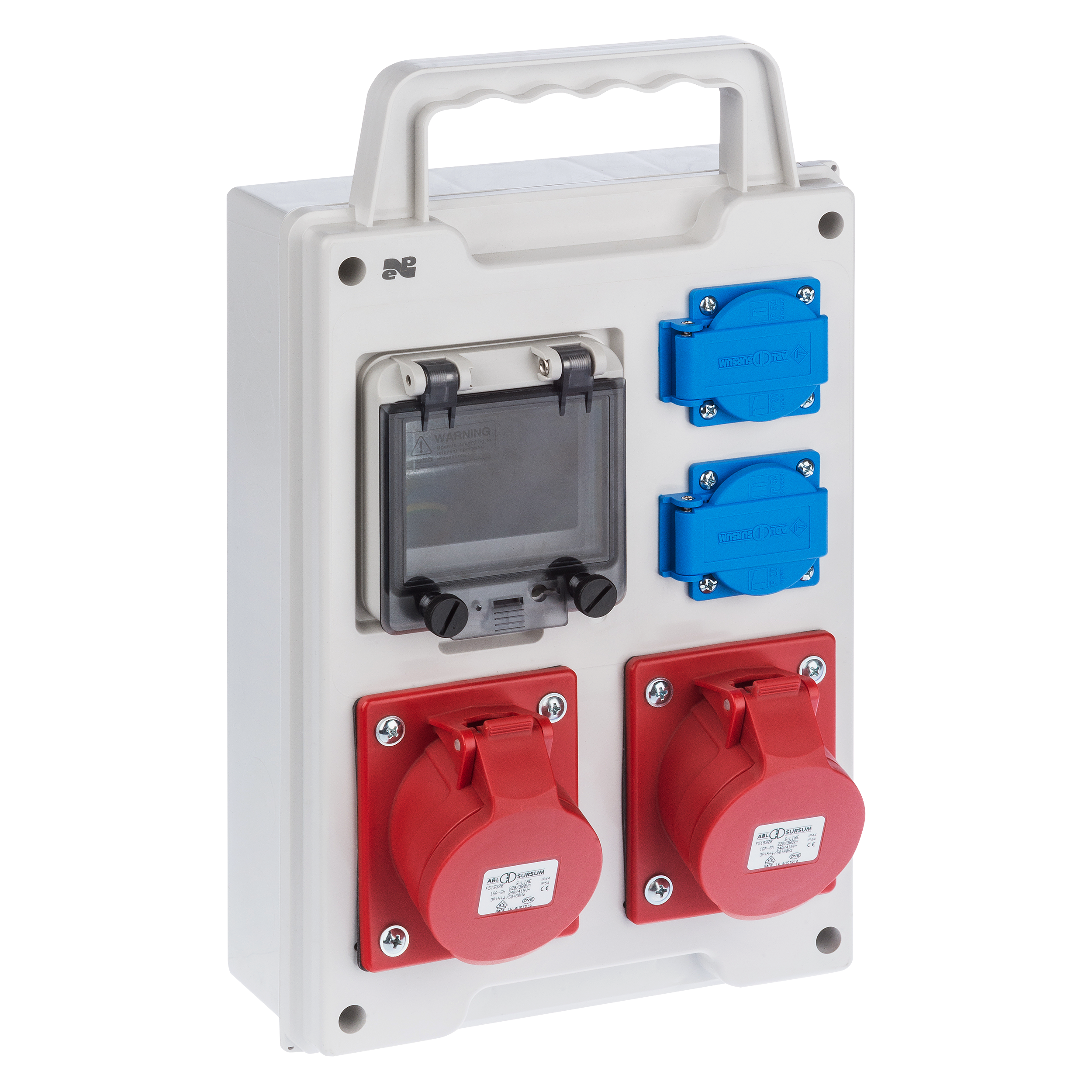 Rozdzielnica elektryczna z okablowaniem RS 1 / 4 6211 - 00 / 2 X 2P + Z 2 X 3P + N + Z 16A ELEKTRO-PLAST