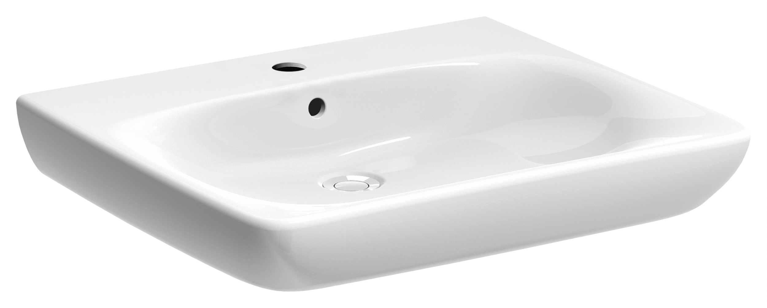 Umywalka ceramiczna Selnova Comfort 65 x 55 Z/O Geberit