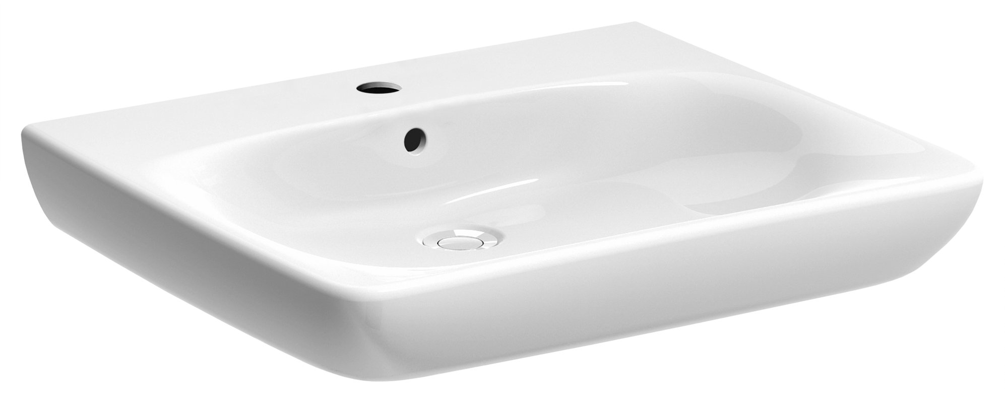 Umywalka ceramiczna Selnova Comfort 65 x 55 Z/O Geberit