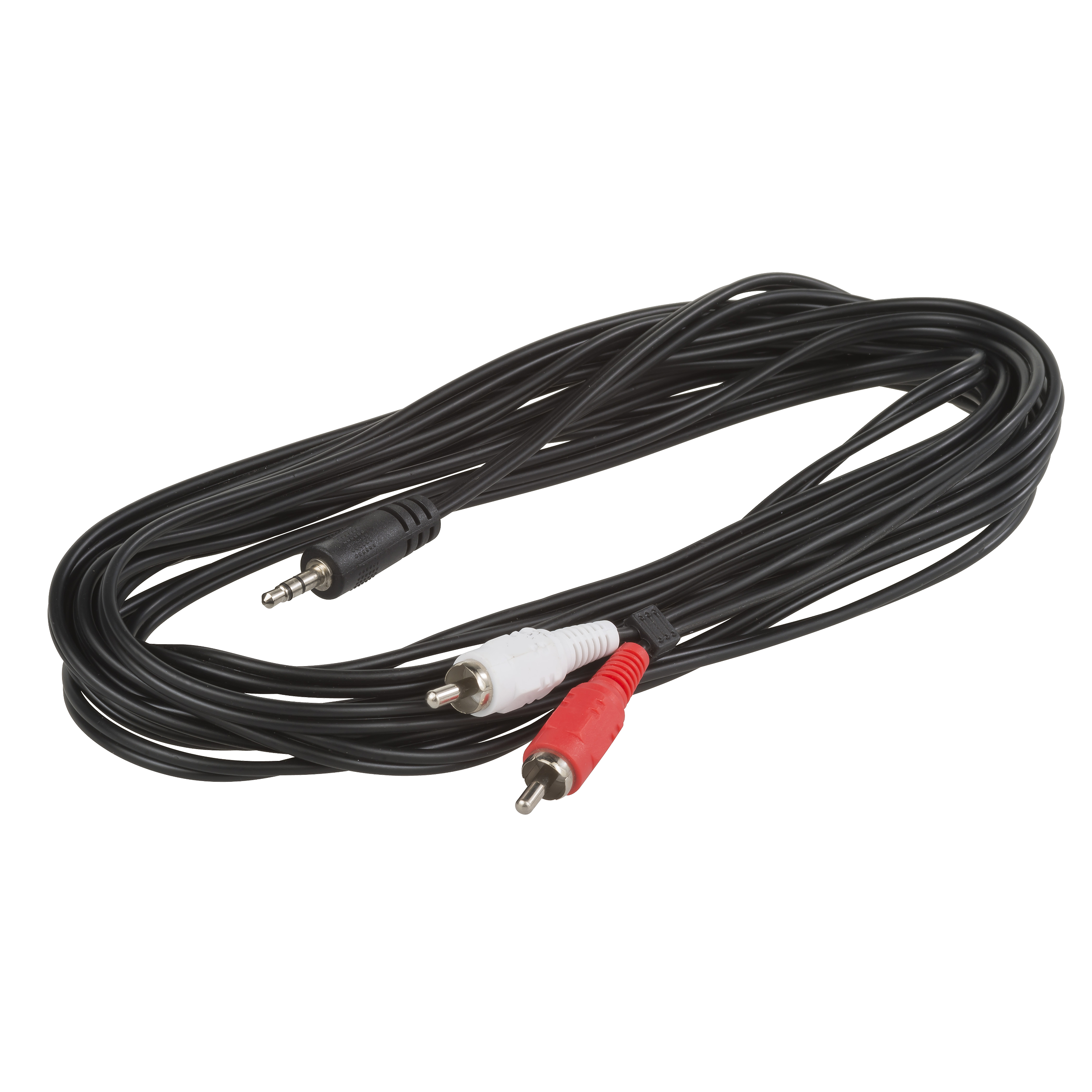 Kabel 3.5 mm/2RCA JACK EVODPM101 CZARNY 5m EVOLOGY