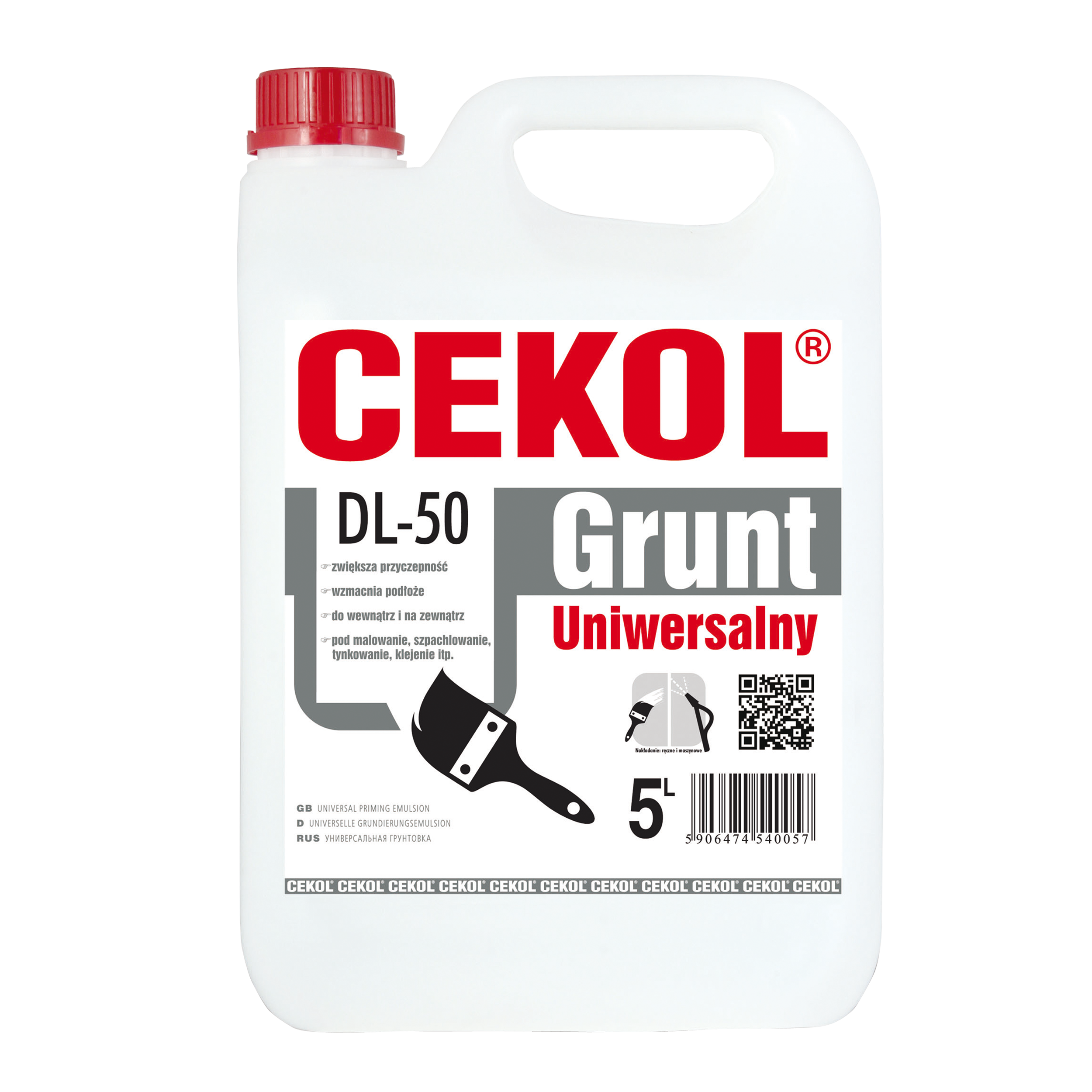 Grunt uniwersalny DL-50 5 litrów Cekol
