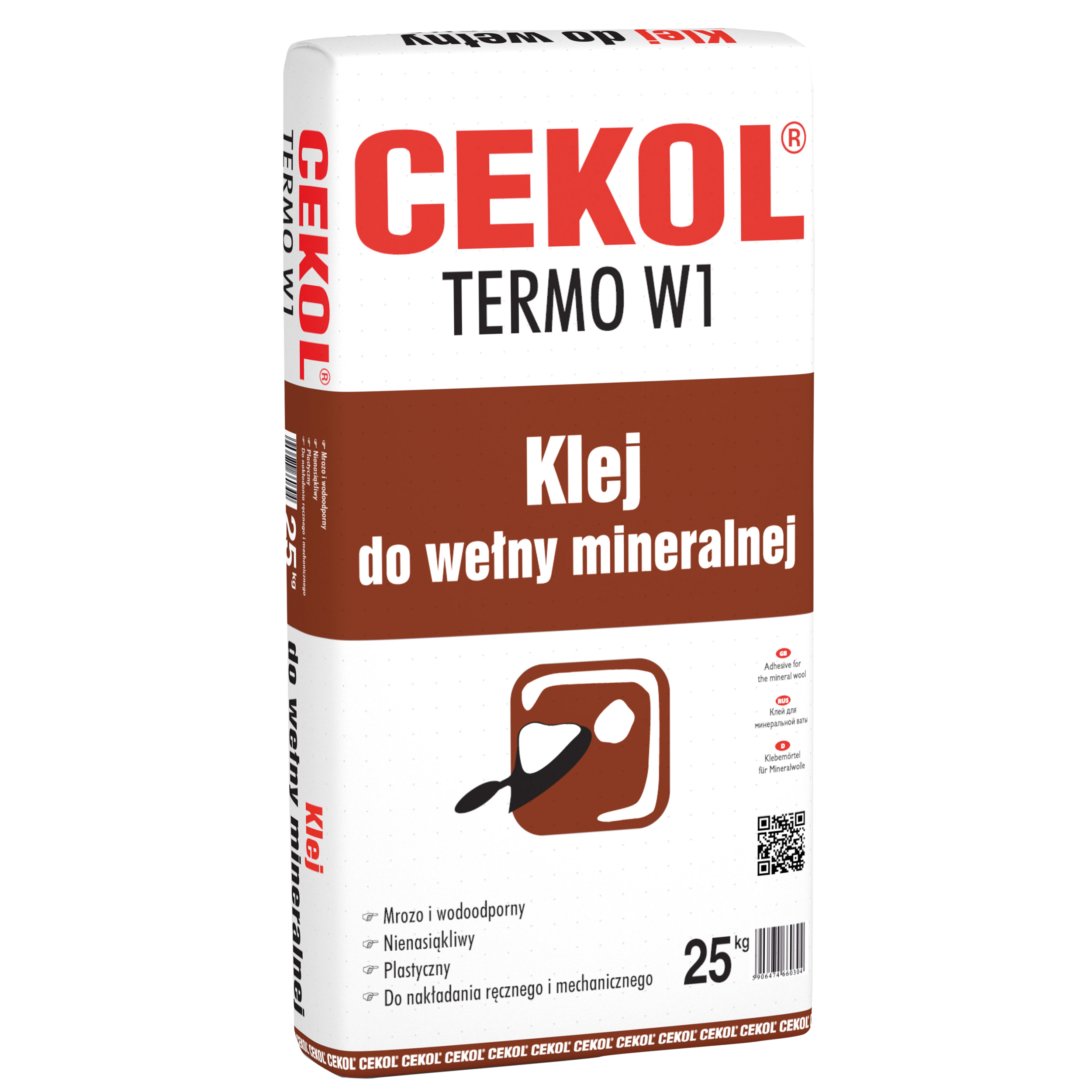Klej do wełny mineralnej Termo W1 Cekol