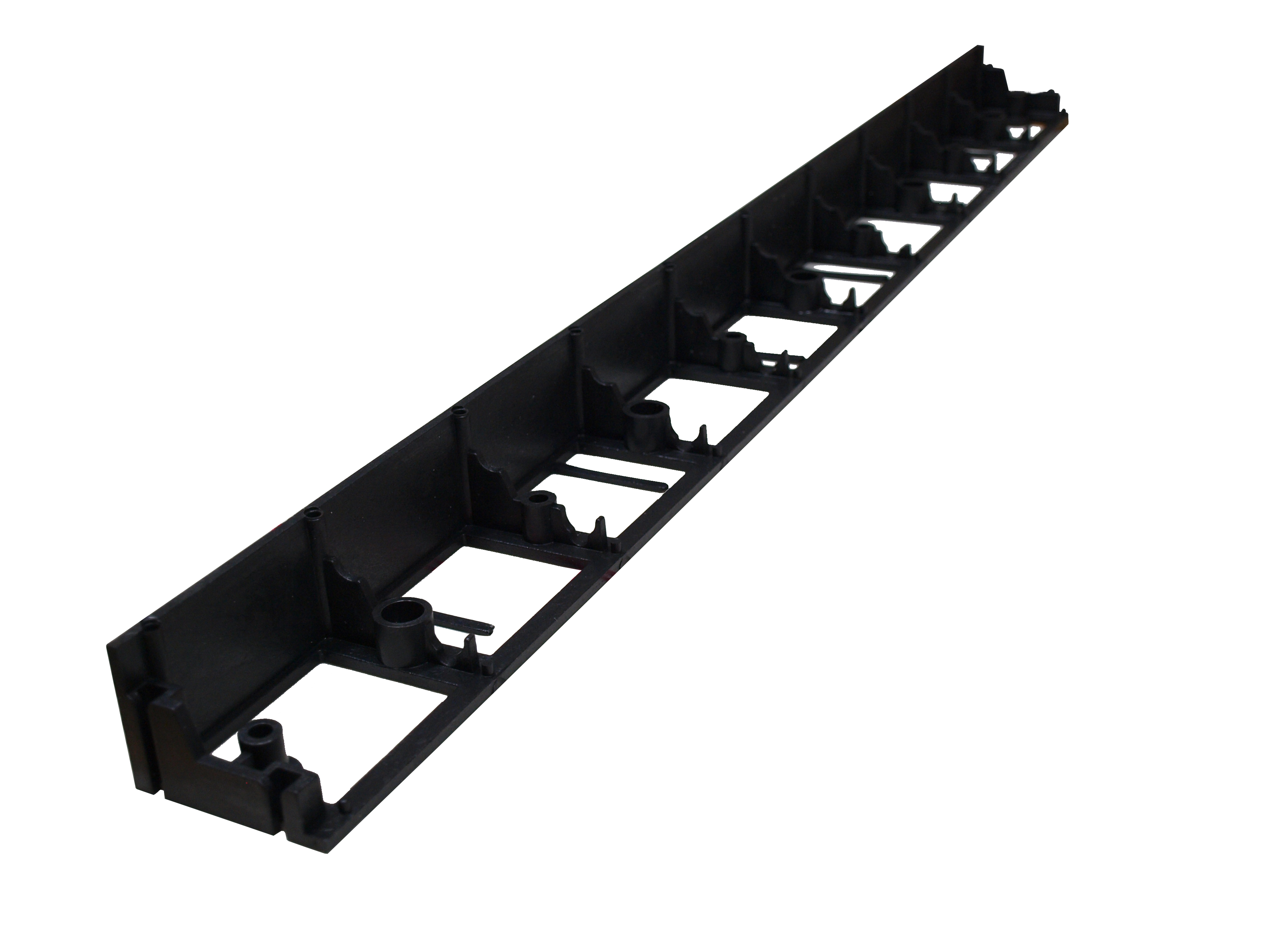 Obrzeże trawnikowe max 100x5,8 cm 4szt. czarne Ekobord